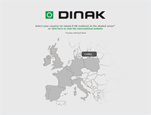 Tablet Screenshot of dinak.com